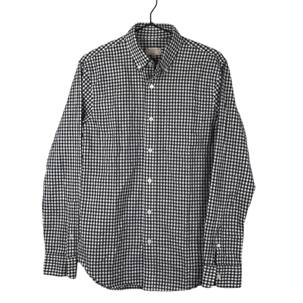 Club Monaco gingham button down